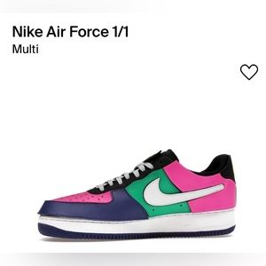 Nike Air Force 1/1.  Multi Color
